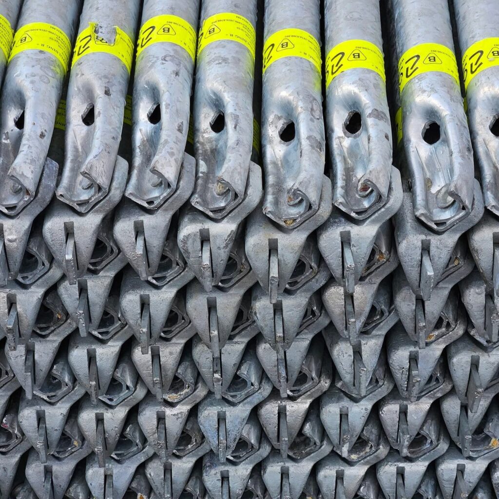 Diagonal braces of OLAN R+ scaffolding